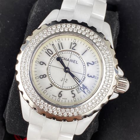 fake chanel white ceramic watch|chanel j12 white watch price.